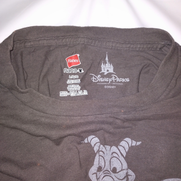 3/$15 Disney Gray Epcot / Dragon T-Shirt - Unisex Size Large - Picture 3 of 4